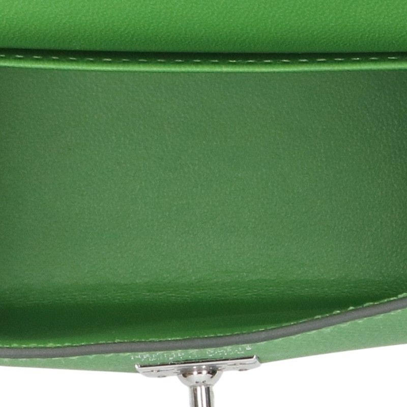 HERMES Mini Kelly 2 Epsom Vert Yucca Shoulder Bag Size 20