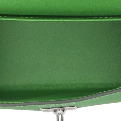 HERMES Mini Kelly 2 Epsom Vert Yucca Shoulder Bag Size 20
