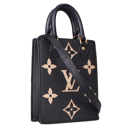 LOUISVUITTON Petite Sac Plat Giant Leather Bag Size ONE SIZE