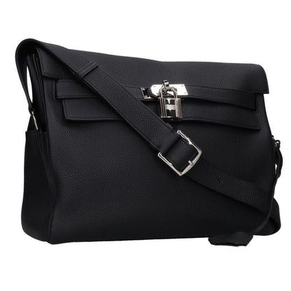 HERMES Kelly Messenger Togo Leather Shoulder Bag Size GM