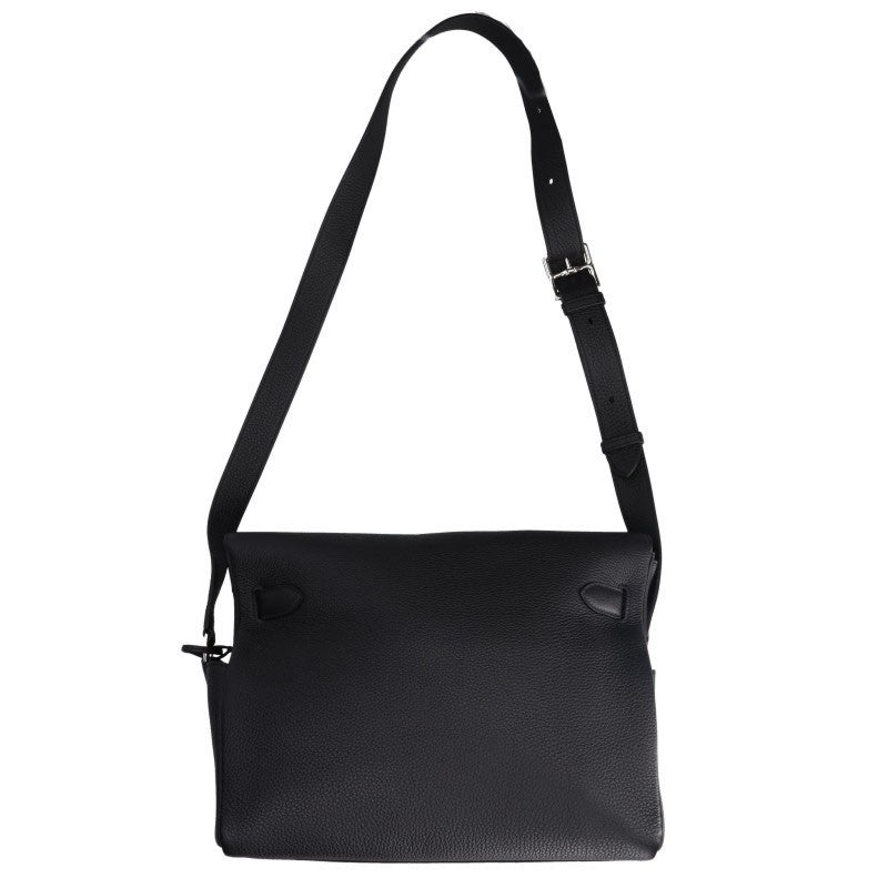 HERMES Kelly Messenger Togo Leather Shoulder Bag Size GM