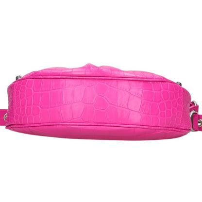 BALENCIAGA Le Cagole Studded Leather Shoulder Bag Size XS