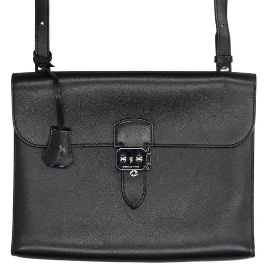HERMES Sac a Depeches 29 Evergrain Shoulder Bag Size 29