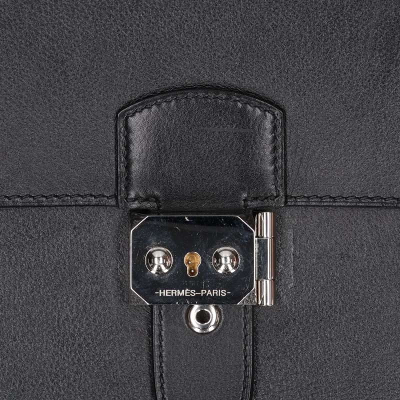 HERMES Sac a Depeches 29 Evergrain Shoulder Bag Size 29