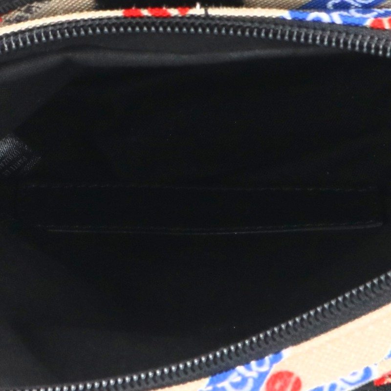 BALENCIAGA Explorer Logo All-Over Bag Khaki Size ONE SIZE