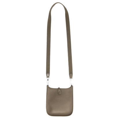 HERMES Evelyne TPM Taurillon Clemence Bag Khaki Size TPM