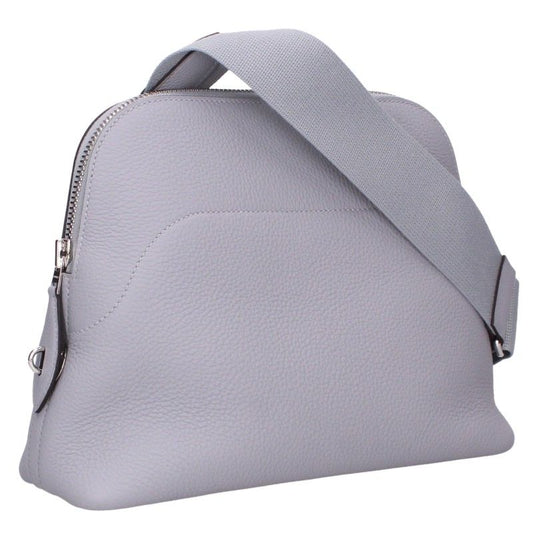 HERMES Bolide Messenger G Stamp Togo Bag Gray Size ONE SIZE