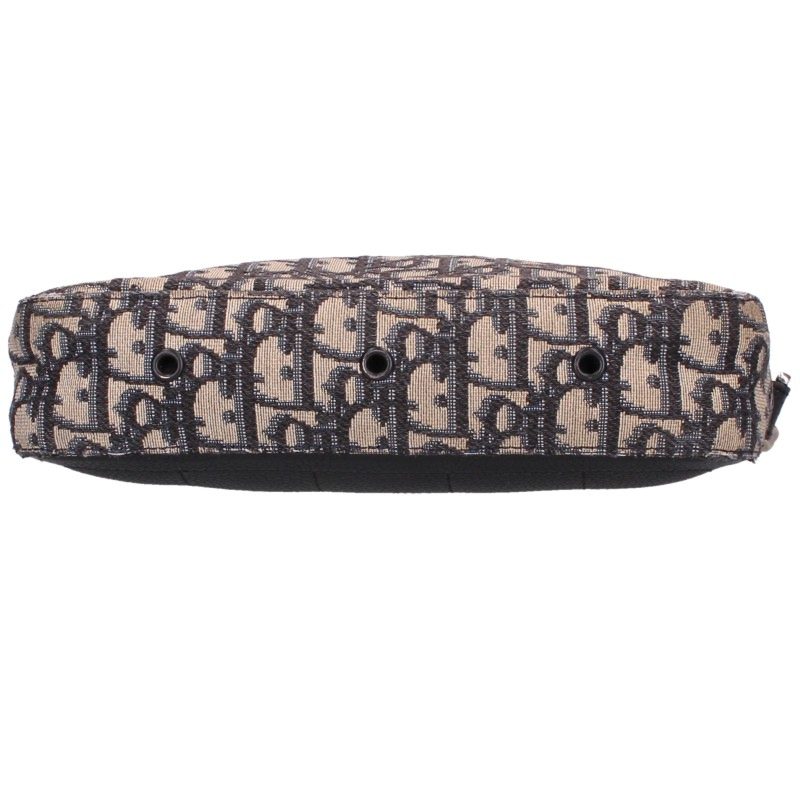 DIOR Safari Oblique Jacquard Bag Beige/Navy Size ONE SIZE