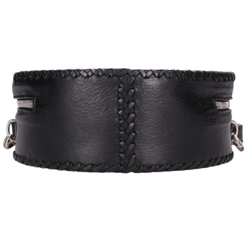 Chrome Hearts Blue Moon CH Plus Leather Bag Size ONE SIZE