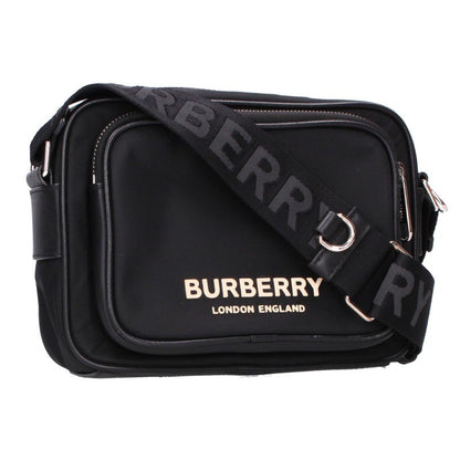 Burberry Paddy Rubber Logo Shoulder Bag Black Size ONE SIZE