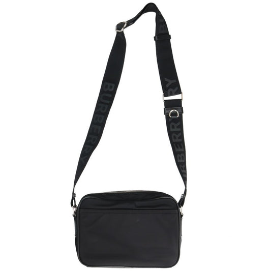 Burberry Paddy Rubber Logo Shoulder Bag Black Size ONE SIZE