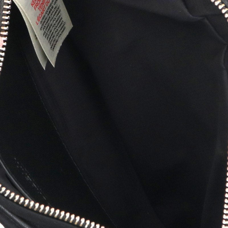 Burberry Paddy Rubber Logo Shoulder Bag Black Size ONE SIZE