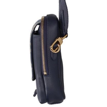 LOUISVUITTON NIGO Monogram Denim Double Phone Pouch Blue