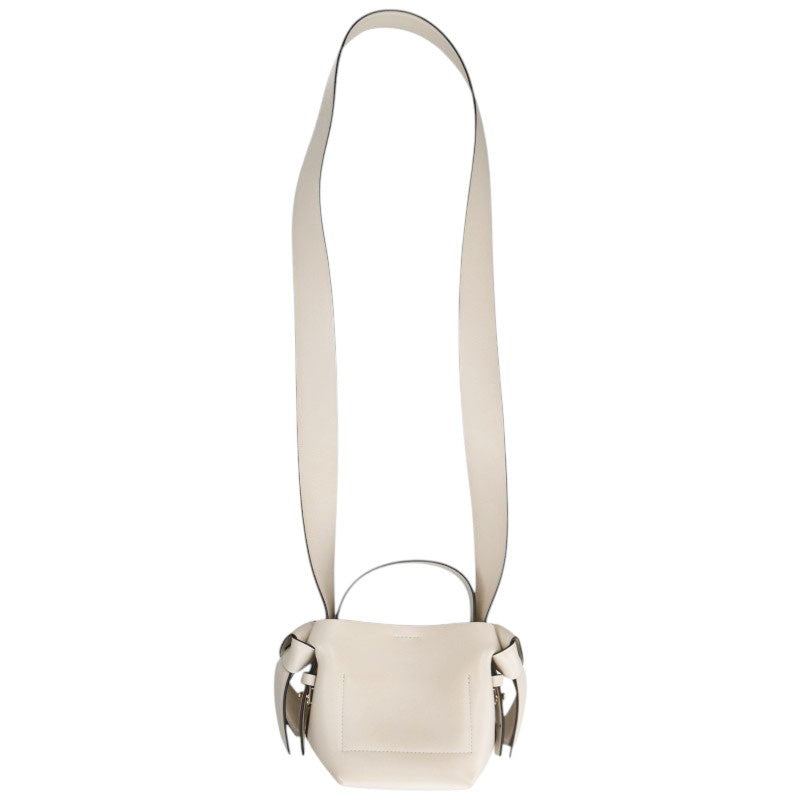 ACNE STUDIOS Musubi 2-Way Leather Bag White Size ONE SIZE