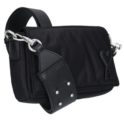 AMI Alexandre Mattiussi Marcel Lunch Box Shoulder Bag Black