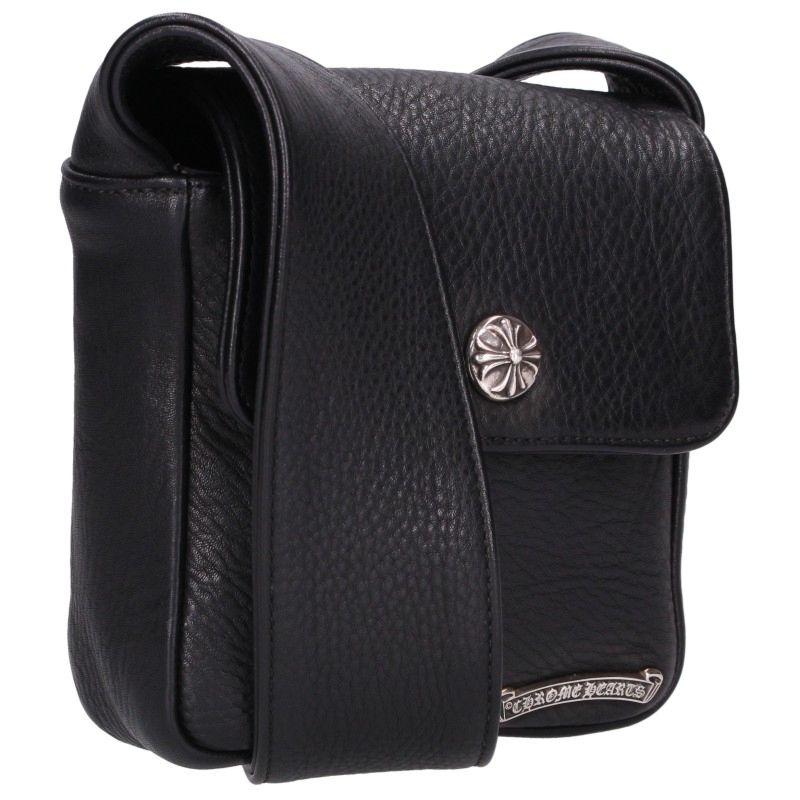 Chrome Hearts Hot Pot Cross Ball Bag Black Size ONE SIZE
