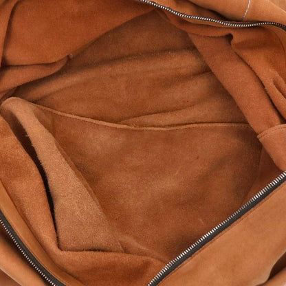 Rick Owens Suede Leather Balloon Bag Brown Size ONE SIZE