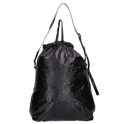 BALENCIAGA TRASH BAG Black Shoulder Bag Size ONE SIZE