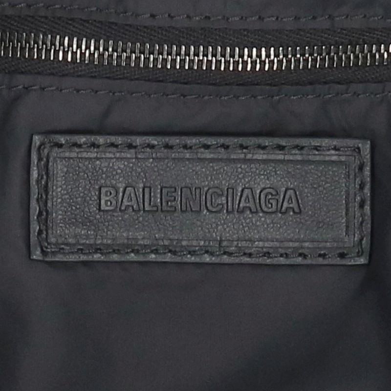 BALENCIAGA TRASH BAG Black Shoulder Bag Size ONE SIZE