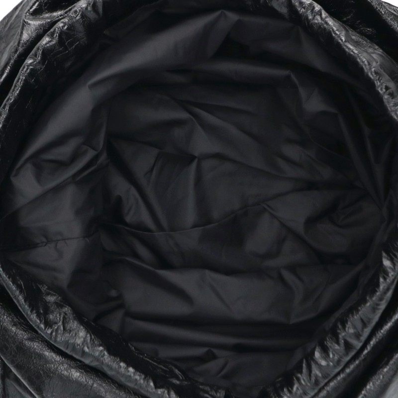 BALENCIAGA TRASH BAG Black Shoulder Bag Size ONE SIZE