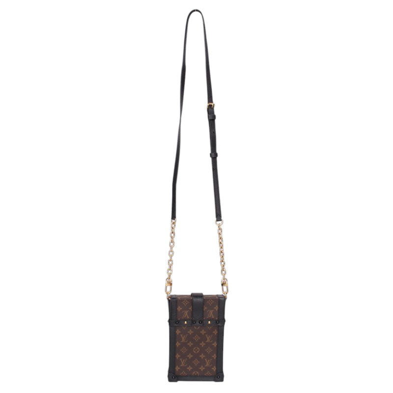 LOUISVUITTON Pochette Trunk Vertical Bag Brown