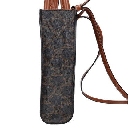 CELINE Mini Vertical Cabas Logo 2WAY Bag Size ONE SIZE