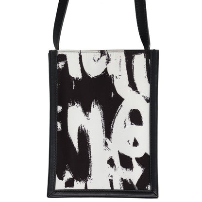 Alexander McQUEEN Graffiti Shoulder Bag Black Size ONE SIZE