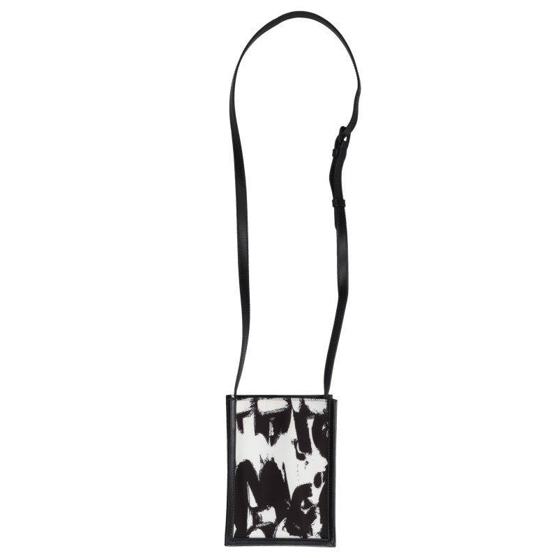 Alexander McQUEEN Graffiti Shoulder Bag Black Size ONE SIZE