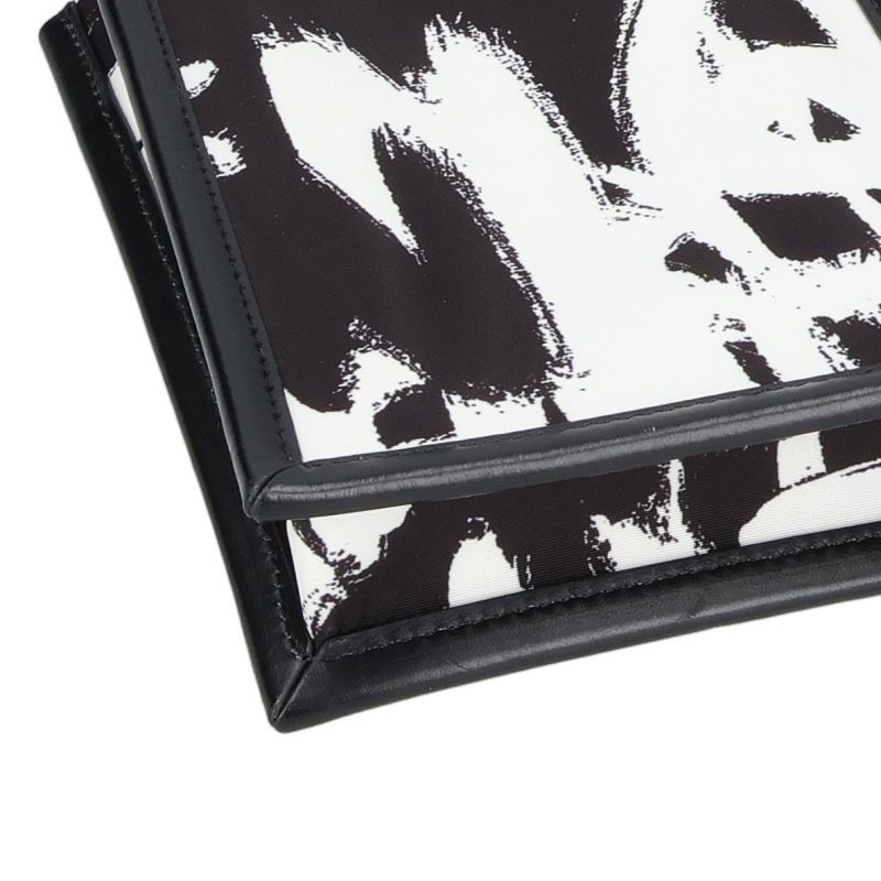 Alexander McQUEEN Graffiti Shoulder Bag Black Size ONE SIZE