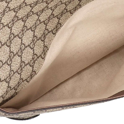 GUCCI Beige GG Supreme Shoulder Bag