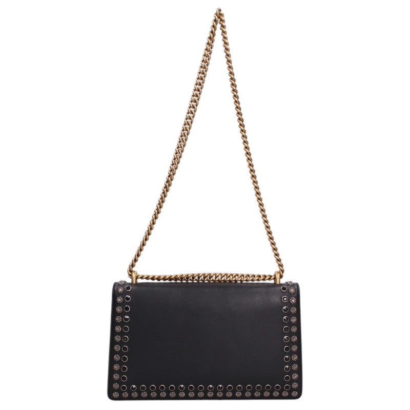 GUCCI Dionysus Jewel Stud Chain Bag Black Size ONE SIZE