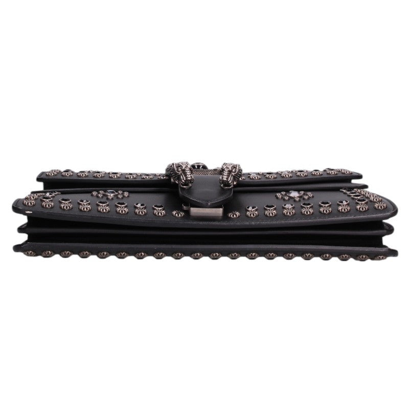 GUCCI Dionysus Jewel Stud Chain Bag Black Size ONE SIZE