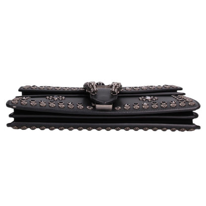 GUCCI Dionysus Jewel Stud Chain Bag Black Size ONE SIZE