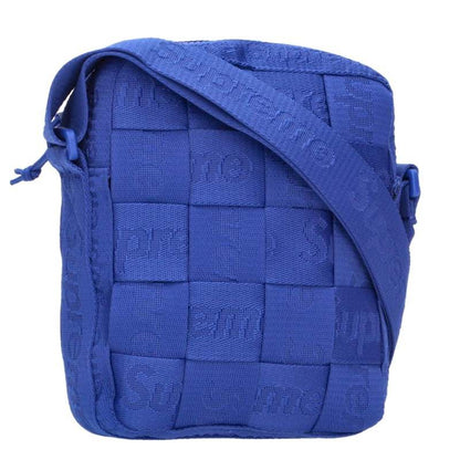 SUPREME 24SS Woven Shoulder Bag Blue Size ONE SIZE
