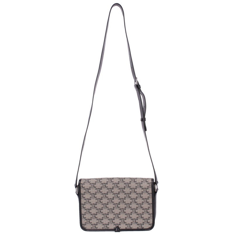 CELINE Small Folco Triomphe Shoulder Bag Size ONE SIZE
