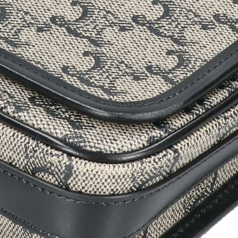 CELINE Small Folco Triomphe Shoulder Bag Size ONE SIZE