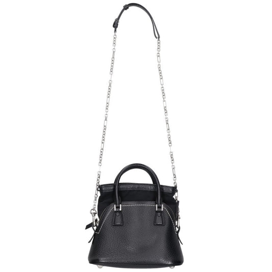 Maison Margiela S56WG0081 5AC Bag Black/Silver Size ONE SIZE