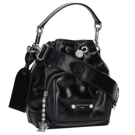 LOUISVUITTON Noe Cargo Leather 2WAY Bag Black Size ONE SIZE