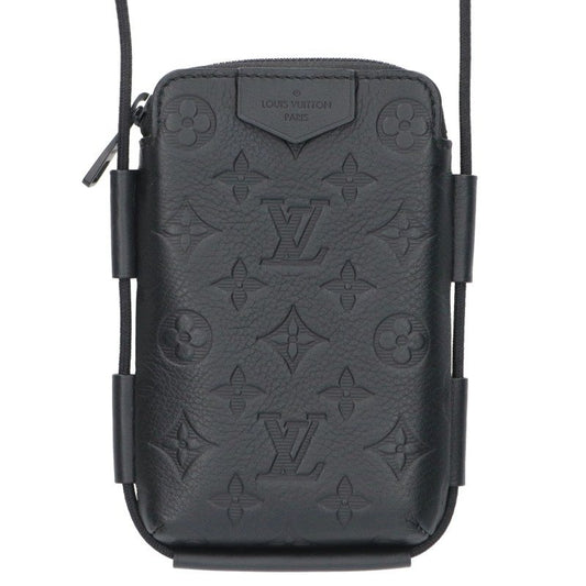LOUISVUITTON Monogram Shoulder Bag Black Size ONE SIZE