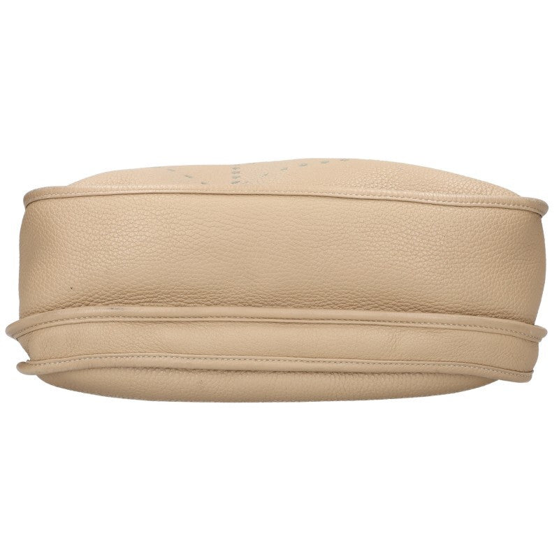 HERMES Evelyne 3 GM Leather Shoulder Bag Beige Size GM