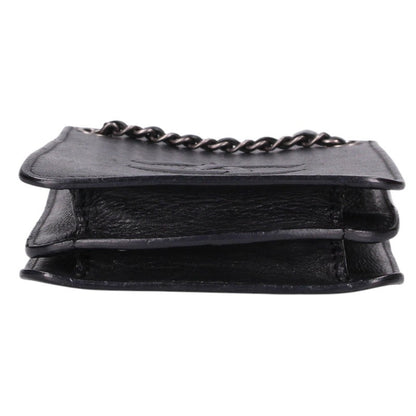 CHANEL Coco Pochette Chain Phone Bag Black