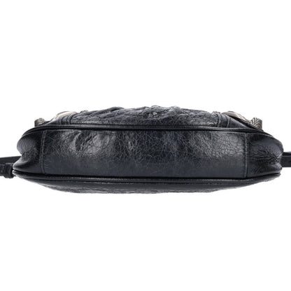 BALENCIAGA Le Cagole Studded Leather Bag Black Size ONE SIZE