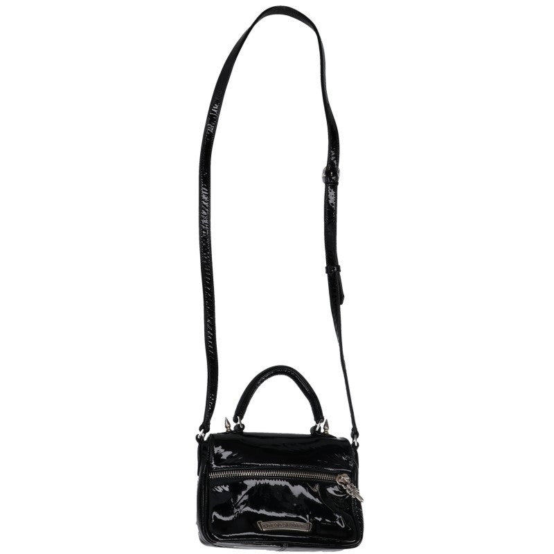 Chrome Hearts Spike Patent Leather Bag Black Size ONE SIZE