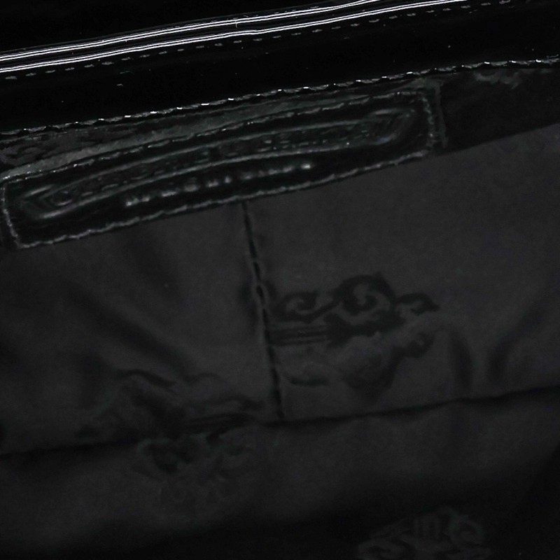 Chrome Hearts Spike Patent Leather Bag Black Size ONE SIZE