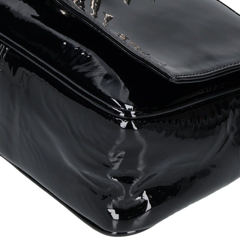 Chrome Hearts Spike Patent Leather Bag Black Size ONE SIZE