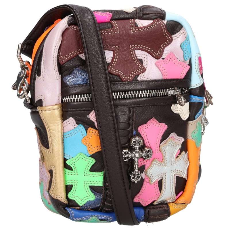 Chrome Hearts Leather Filigree Patch Taka Mini Shoulder Bag