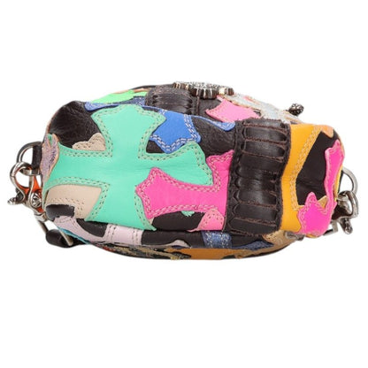 Chrome Hearts Leather Filigree Patch Taka Mini Shoulder Bag