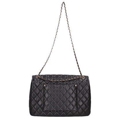 CHANEL Jumbo Matelasse Caviar Skin Bag Black/Gold Size 40