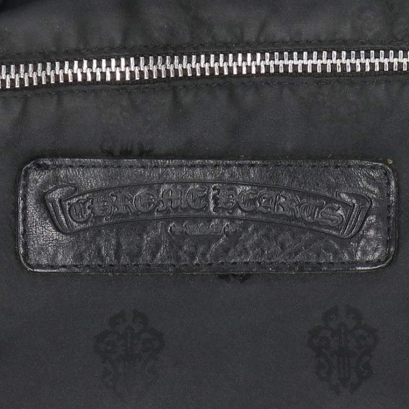 Chrome Hearts LELO SM Cross Patch Leather Shoulder Bag