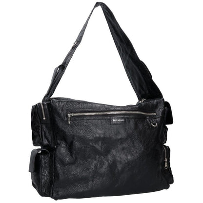 BALENCIAGA Super Busy Sling Shoulder Bag Black Size ONE SIZE